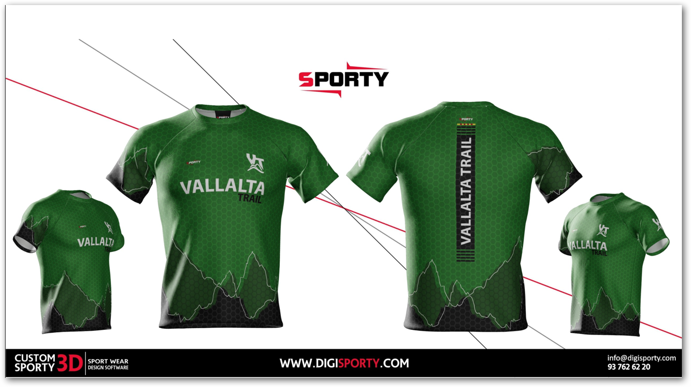 Samarreta Green VT2026 Equipació Vallalta Trail